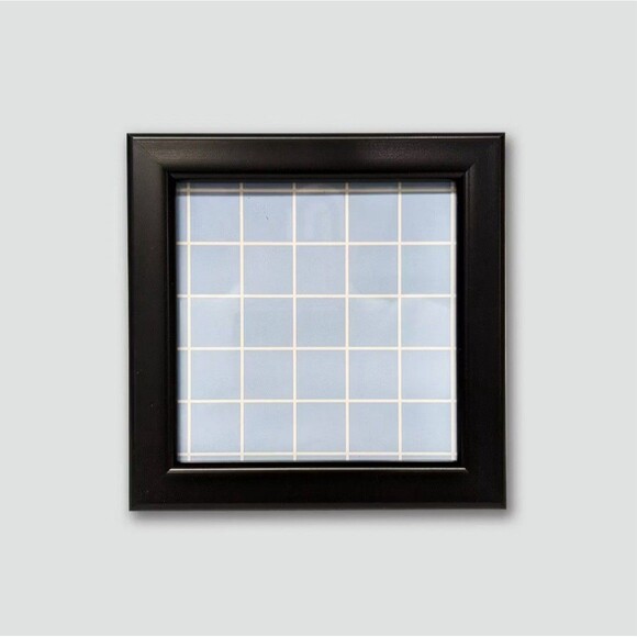 X9 Harbortown 4"x4" Soft Linear Profile Mini Picture Frames Black NEW - Picture 1 of 5